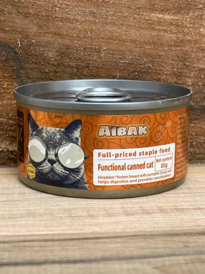 کنسرو گربه AIBAK؛ مرغ و کدوحلوایی