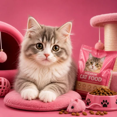 غذای مرطوب و تشویقی گربه